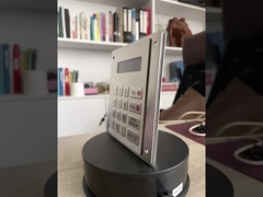 Baja tahan karat bertenaga rendah 304 dengan layar layar keyboard logam