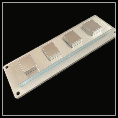 4 Key Function Bar Metal Numeric Keypad Stainless Steel 304 Side Key Keyboard