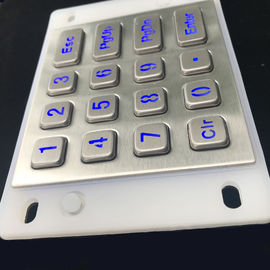 PINPAD Ip67 Waterproof Grade Backlit Numeric Keypad For Self Service Car Washing Machine