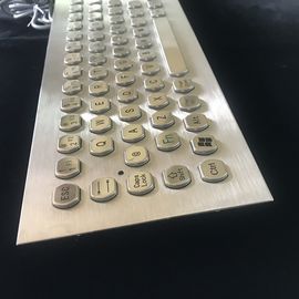 Durable Industrial Keyboard With Trackball , Panel Mount Keyboard For Kiosk