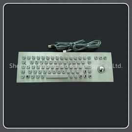 Durable Industrial Keyboard With Trackball , Panel Mount Keyboard For Kiosk