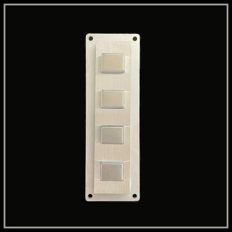 4 Key Function Bar Metal Numeric Keypad Stainless Steel 304 Side Key Keyboard