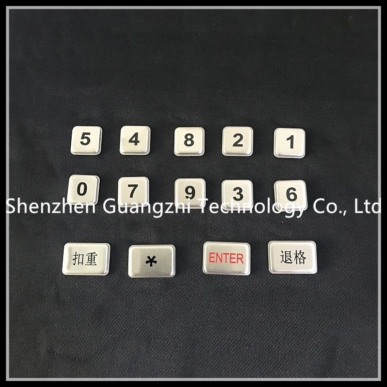 Vandal Resistant Stainless Steel Keyboard For Atm Self Service Terminal