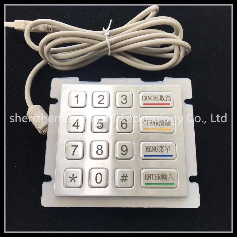 Usb Interface Industrial Numeric Keypad 16 Keys Type Compact Layout